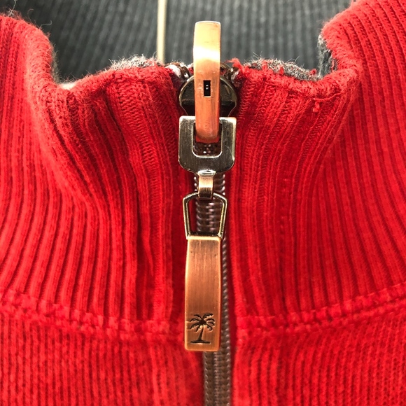 Tommy Bahama Reversible 1/2 Zip On the Flip Side - Picture 6 of 8